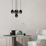 Lustra Efe Chandelier, Negru