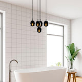 Lustra Efe Chandelier, Negru