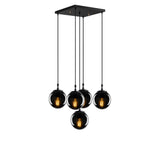 Lustra Efe Chandelier, Negru