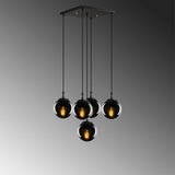 Lustra Efe Chandelier, Negru