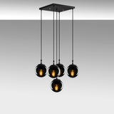Lustra Efe Chandelier, Negru