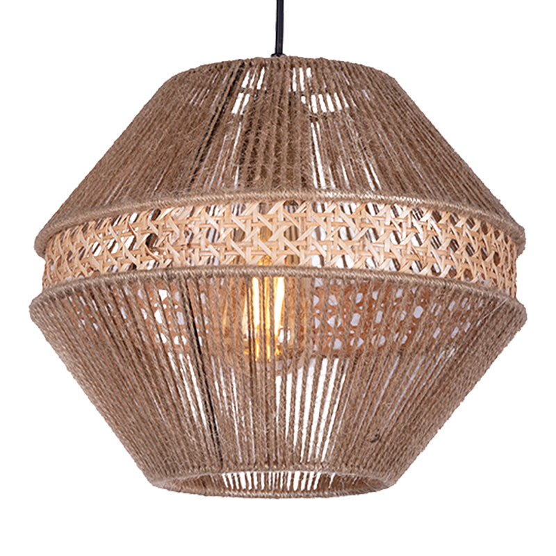Lustra Efkol, Natural, D32x70 cm, imagine suplimentara