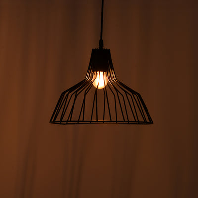Lustră elegantă Derbea, metal, negru, 25x70 cm, imagine suplimentara
