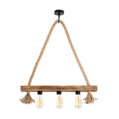 Lustra Erebos Chandelier, Lemn