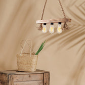 Lustra Erebos Chandelier, Lemn