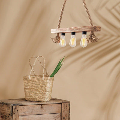 Lustra Erebos Chandelier, Lemn
