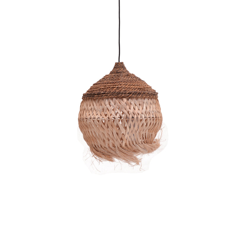 Lustra Fiorine abaca, Natural, 35x35x45 cm