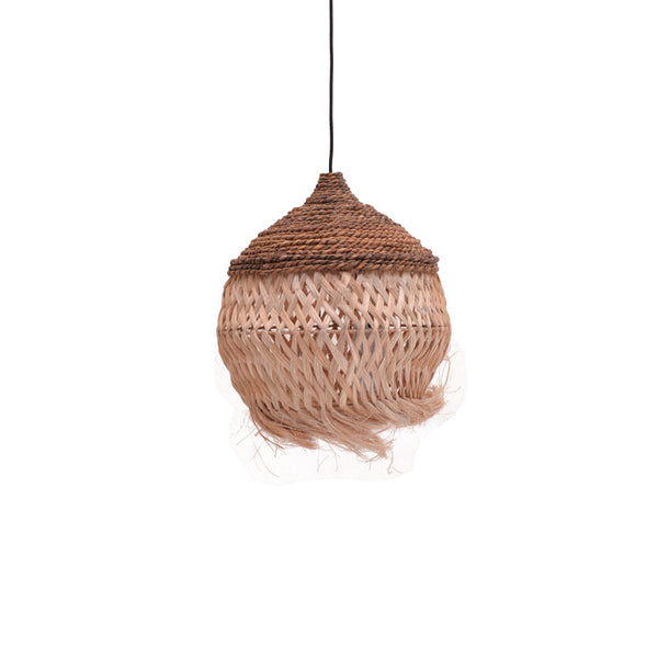 Lustra Fiorine abaca, Natural, 35x35x45 cm