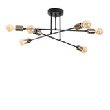 Lustra Fleur Chandelier, Negru, 66x66x27 cm