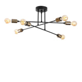 Lustra Fleur Chandelier, Negru, 66x66x27 cm