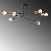 Lustra Fleur Chandelier, Negru