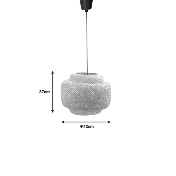Lustra Forsy bambus, Natural, 42x42x37 cm