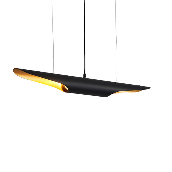 Lustra Gikline metal negru, aurie, 60x60x106 cm