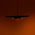 Lustra Gikline metal negru, aurie, 60x60x106 cm, imagine suplimentara