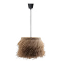 Lustra Hairy Boho Natural 70x70x40 cm