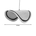 Lustra Hatchie natur negru alb ratan fier, 120x120x144 cm, perspectiva suplimentara