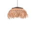 Lustra Hengiole din fibre eco negru-Natural 60x60x40+ cm