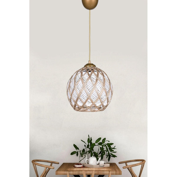 Lustra HM024 Chandelier, Alb, 22x22x54 cm