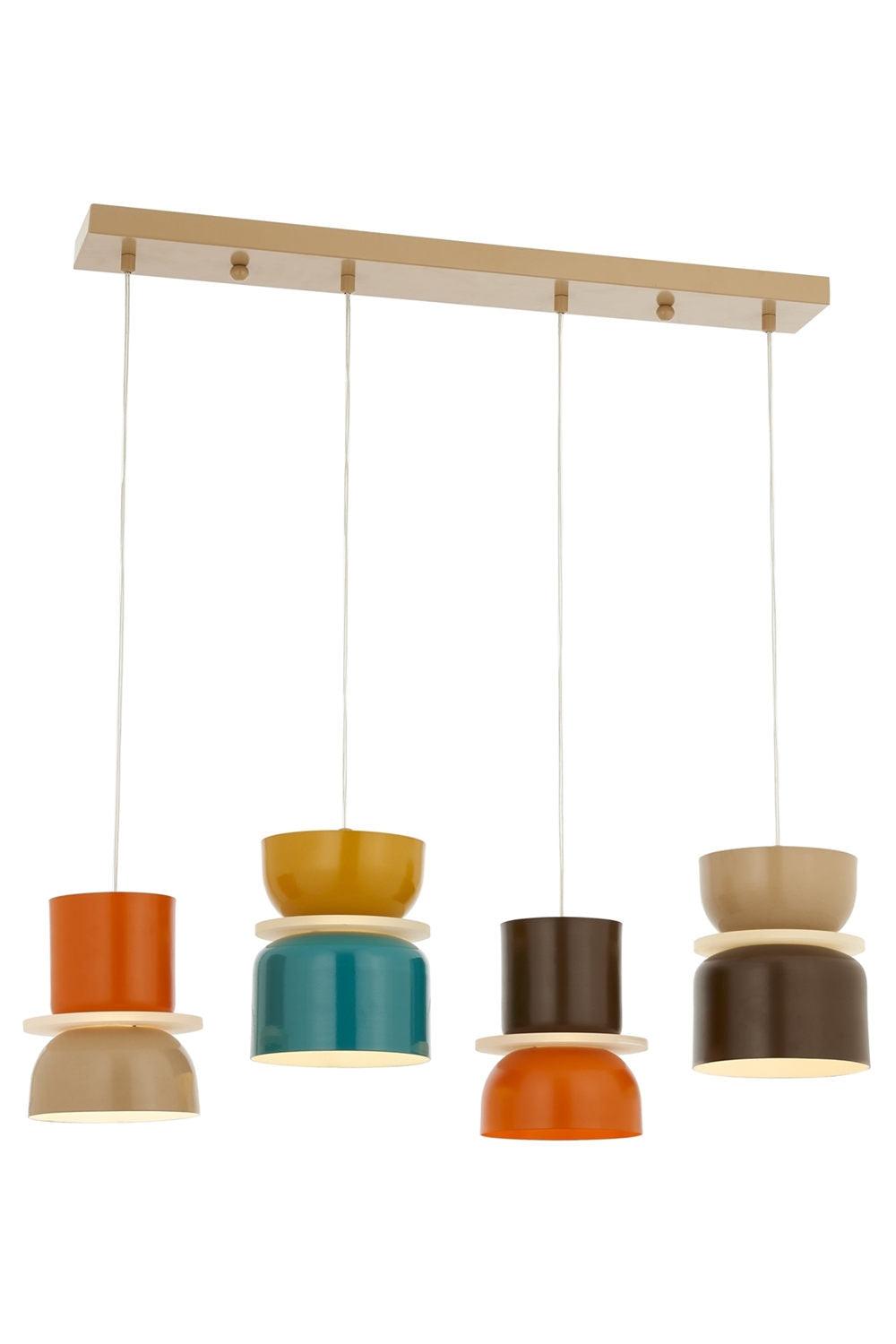 Lustra Hunt Chandelier 1844-4, Multicolor