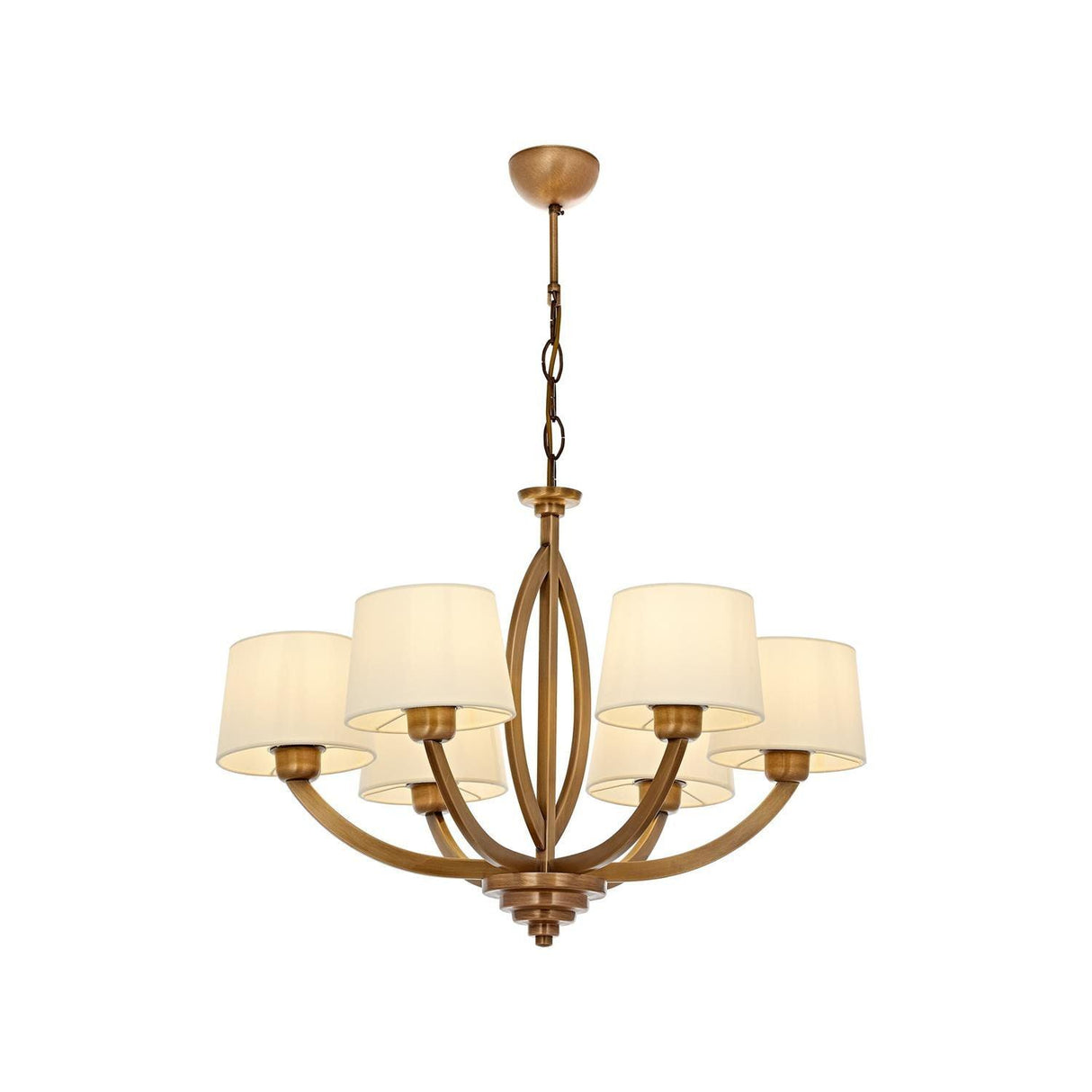 Lustra Hunt Chandelier 1876-6, Crem