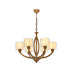 Lustra Hunt Chandelier 1876-61, Crem