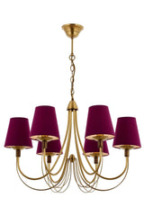 Lustra Hunt Chandelier 4325-6, Violet