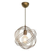 Lustra Idris auriu D30x75 cm
