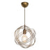 Lustra Idris auriu D30x75 cm