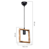 Lustra Isolate 27, nuc, 18x66 cm, perspectiva suplimentara