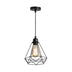 Lustra Jabrey metal negru 20x20x100 cm