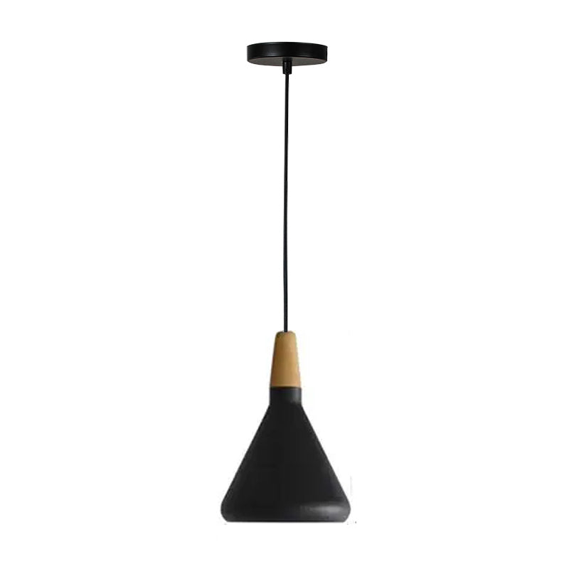 Lustra Jedren metal, negru, 18x18x100 cm