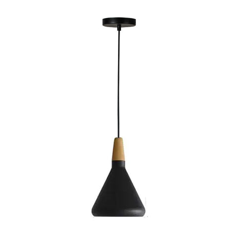 Lustra Jedren metal, negru, 18x18x100 cm