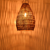 Lustra Kelog Boho, Natural, 50x50x70 cm, imagine suplimentara