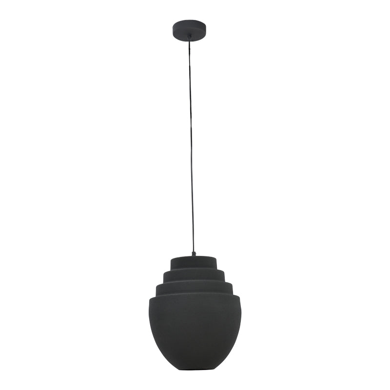 Lustra Kelsy metal, negru, 30x30x122 cm