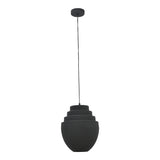 Lustra Kelsy metal, negru, 30x30x122 cm