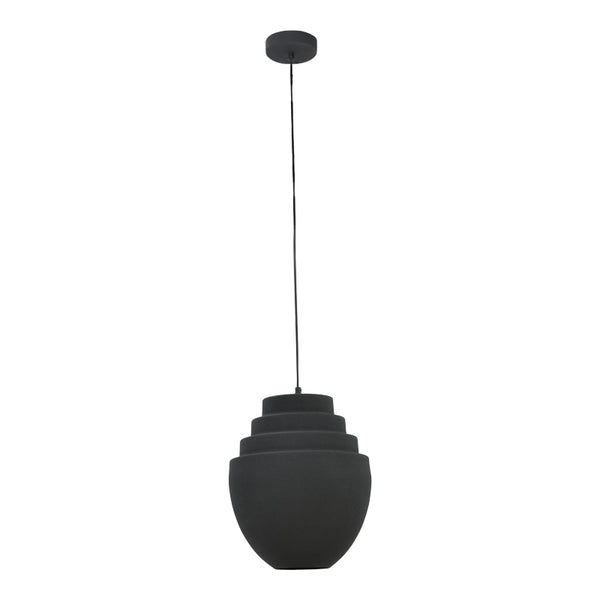 Lustra Kelsy metal, negru, 30x30x122 cm