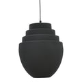 Lustra Kelsy metal, negru, 30x30x122 cm, imagine suplimentara