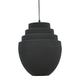 Lustra Kelsy metal, negru, 30x30x122 cm