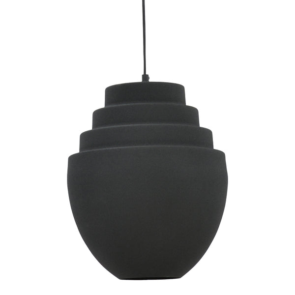 Lustra Kelsy metal, negru, 30x30x122 cm