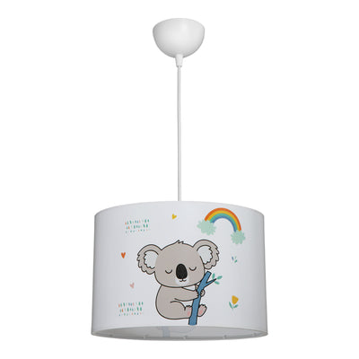Lustra Koala, PVC, Multicolor, D30x20 cm