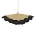 Lustra Kono Natural-negru 70x70x100 cm