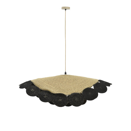 Lustra Kono, Natural-negru, 70x70x100 cm