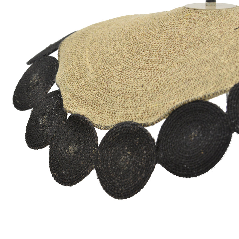 Lustra Kono, Natural-negru, 70x70x100 cm