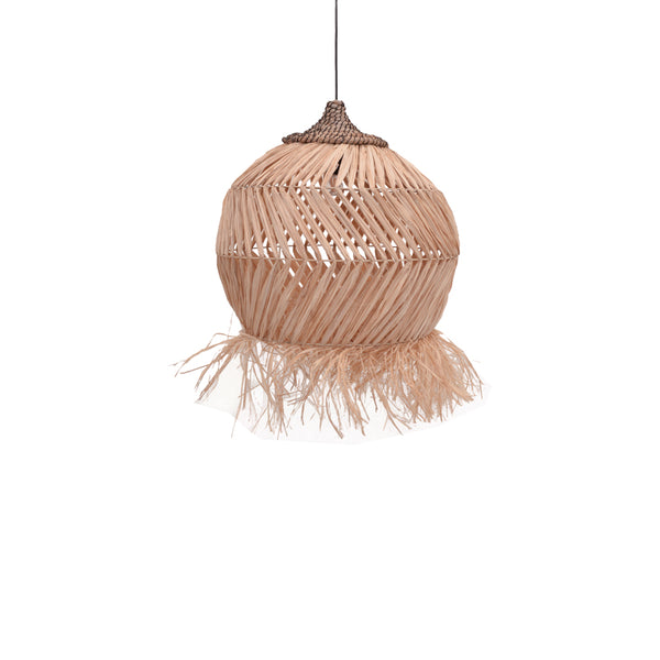 Lustra Koronse fibre eco, Natural, 55x55x68 cm