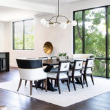 Lustra Kromozom Chandelier, Alb