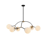 Lustra Kromozom Chandelier, Alb