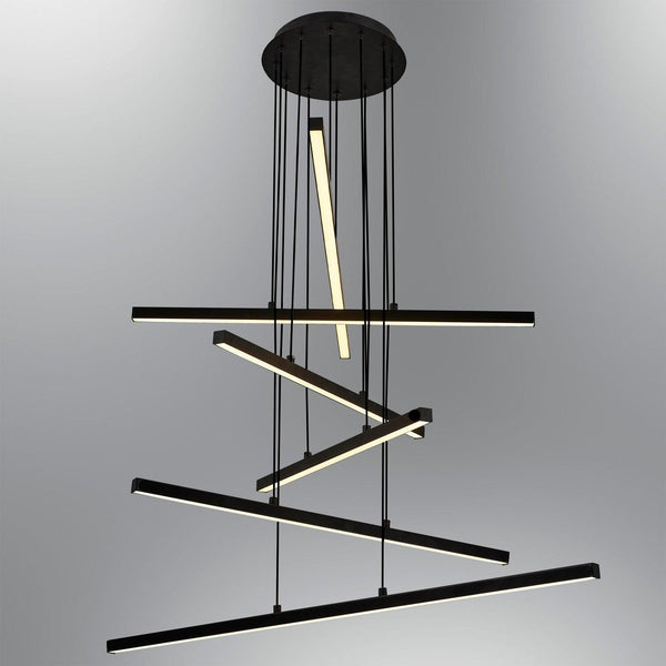 Lustra L1245 Chandelier, Negru, 90x90x120 cm