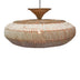 Lustra Lafrene din fibre eco Natural 90x90x43+ cm