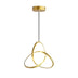 Lustra LED modernă Trinity, aurie, metal, 22x100 cm - Iluminare elegantă de la