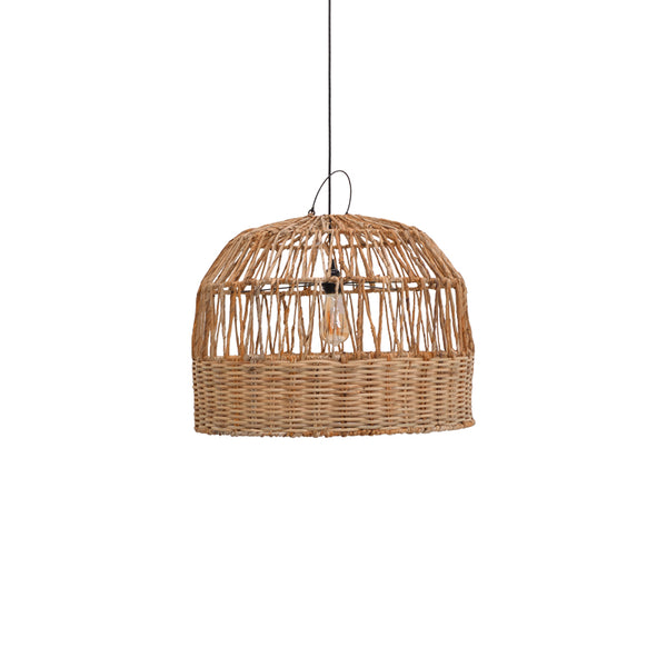 Lustra (lemn de bananier) Erdon Boho, Natural, 60x60x45 cm